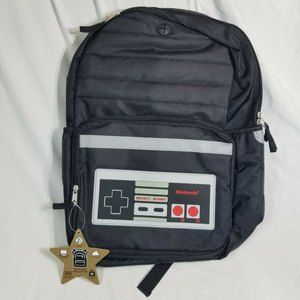New Nintendo NES Gold Star Collection School Backpack Bookbag NES Remote Design